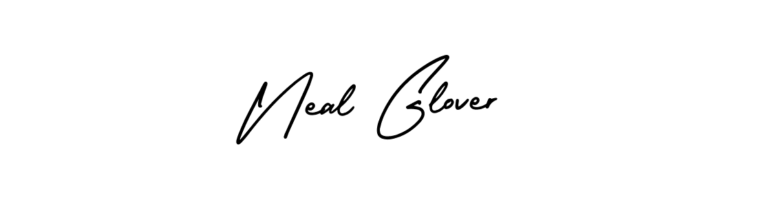 The best way (AmerikaSignatureDemo-Regular) to make a short signature is to pick only two or three words in your name. The name Neal Glover include a total of six letters. For converting this name. Neal Glover signature style 3 images and pictures png