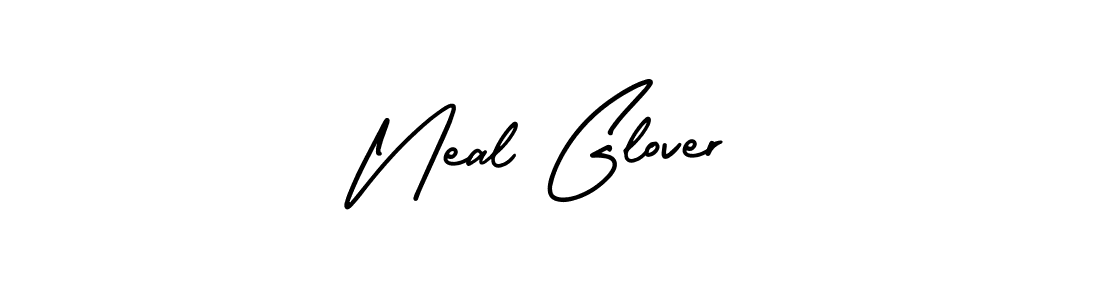 The best way (AmerikaSignatureDemo-Regular) to make a short signature is to pick only two or three words in your name. The name Neal Glover include a total of six letters. For converting this name. Neal Glover signature style 3 images and pictures png