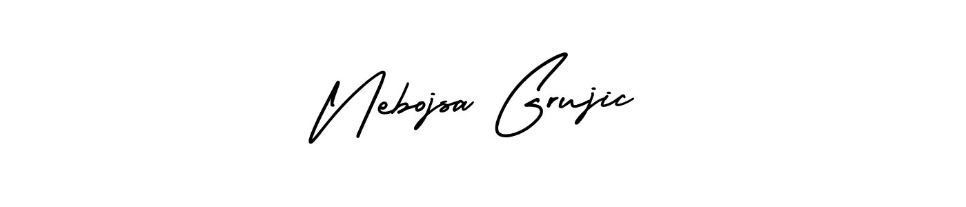 Make a beautiful signature design for name Nebojsa Grujic. Use this online signature maker to create a handwritten signature for free. Nebojsa Grujic signature style 3 images and pictures png