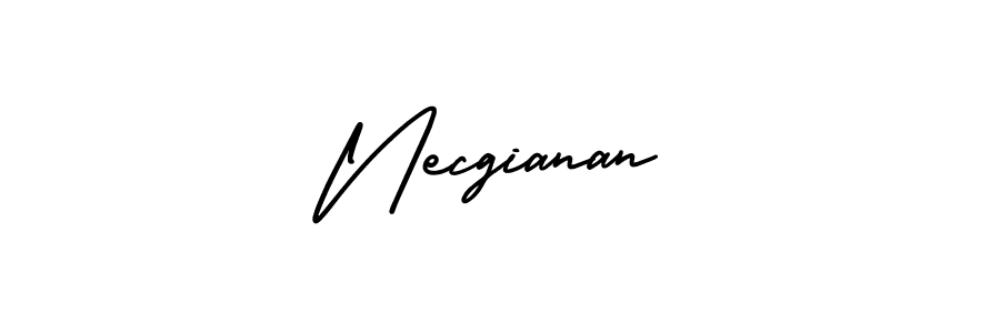 if you are searching for the best signature style for your name Necgianan. so please give up your signature search. here we have designed multiple signature styles  using AmerikaSignatureDemo-Regular. Necgianan signature style 3 images and pictures png