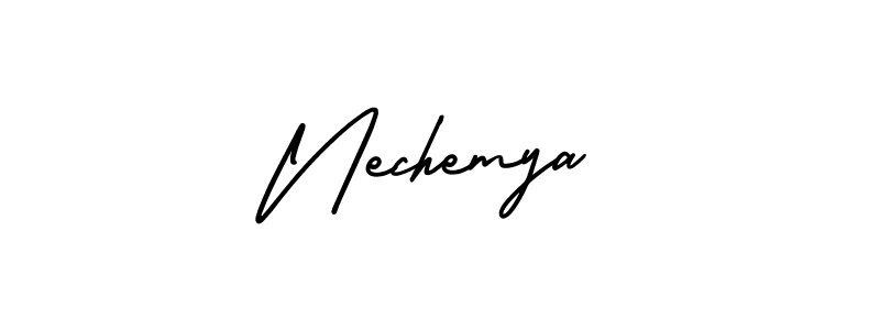 Here are the top 10 professional signature styles for the name Nechemya. These are the best autograph styles you can use for your name. Nechemya signature style 3 images and pictures png