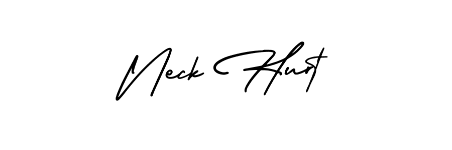 if you are searching for the best signature style for your name Neck Hurt. so please give up your signature search. here we have designed multiple signature styles  using AmerikaSignatureDemo-Regular. Neck Hurt signature style 3 images and pictures png