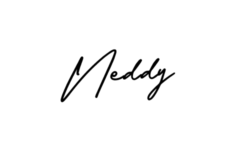 This is the best signature style for the Neddy name. Also you like these signature font (AmerikaSignatureDemo-Regular). Mix name signature. Neddy signature style 3 images and pictures png