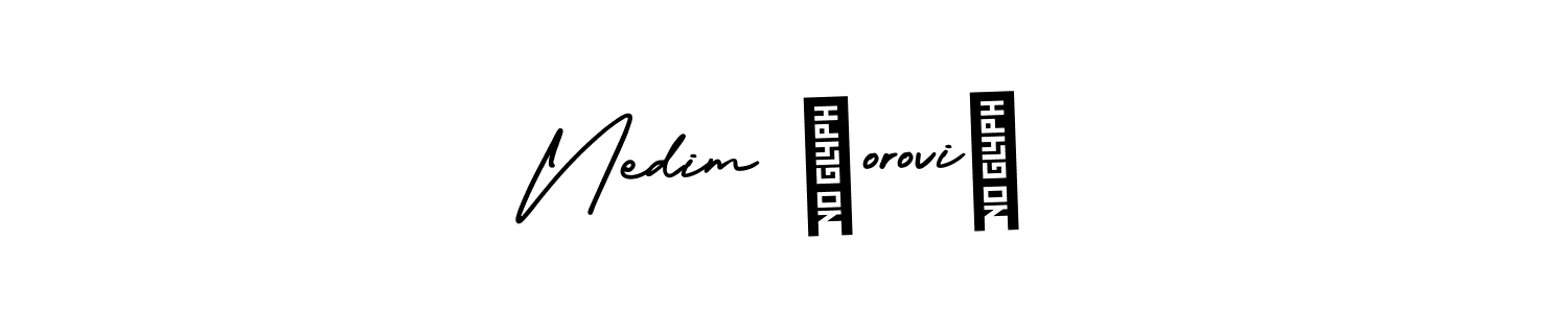 if you are searching for the best signature style for your name Nedim Ćorović. so please give up your signature search. here we have designed multiple signature styles  using AmerikaSignatureDemo-Regular. Nedim Ćorović signature style 3 images and pictures png