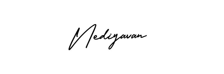 Create a beautiful signature design for name Nediyavan. With this signature (AmerikaSignatureDemo-Regular) fonts, you can make a handwritten signature for free. Nediyavan signature style 3 images and pictures png