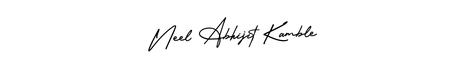 How to make Neel Abhijit Kamble signature? AmerikaSignatureDemo-Regular is a professional autograph style. Create handwritten signature for Neel Abhijit Kamble name. Neel Abhijit Kamble signature style 3 images and pictures png