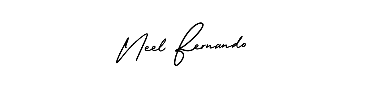 Similarly AmerikaSignatureDemo-Regular is the best handwritten signature design. Signature creator online .You can use it as an online autograph creator for name Neel Fernando. Neel Fernando signature style 3 images and pictures png