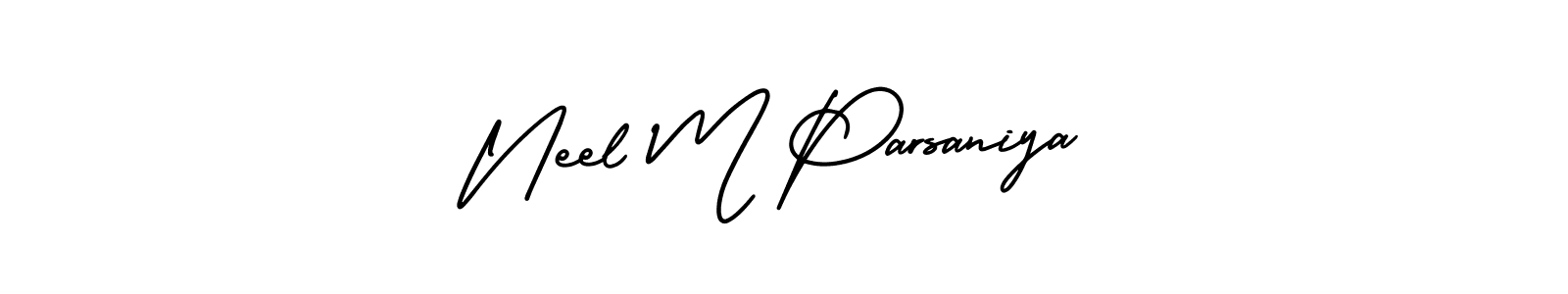 Once you've used our free online signature maker to create your best signature AmerikaSignatureDemo-Regular style, it's time to enjoy all of the benefits that Neel M Parsaniya name signing documents. Neel M Parsaniya signature style 3 images and pictures png