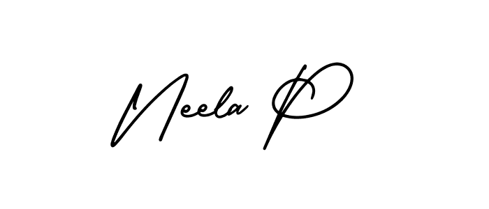 Check out images of Autograph of Neela P name. Actor Neela P Signature Style. AmerikaSignatureDemo-Regular is a professional sign style online. Neela P signature style 3 images and pictures png