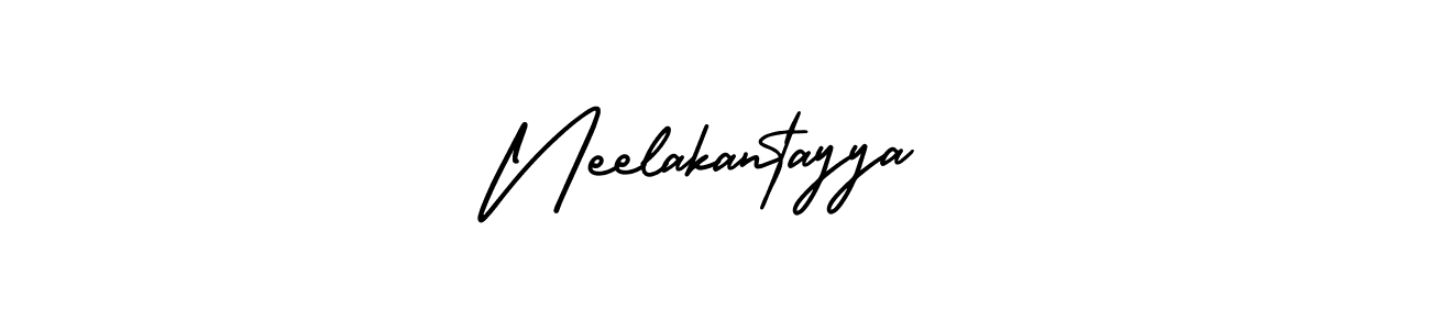 Make a beautiful signature design for name Neelakantayya. With this signature (AmerikaSignatureDemo-Regular) style, you can create a handwritten signature for free. Neelakantayya signature style 3 images and pictures png
