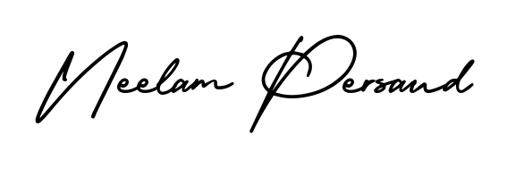 Get an exclusive digital autograph for Neelam Persaud. The AmerikaSignatureDemo-Regular typeface captures the charm of real penmanship on paper. Neelam Persaud signature style 3 images and pictures png
