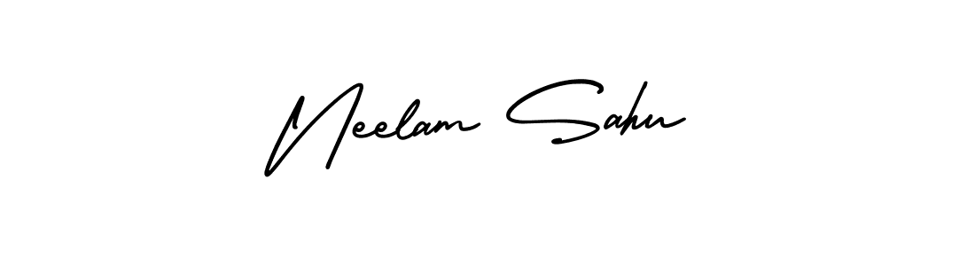 Best and Professional Signature Style for Neelam Sahu. AmerikaSignatureDemo-Regular Best Signature Style Collection. Neelam Sahu signature style 3 images and pictures png