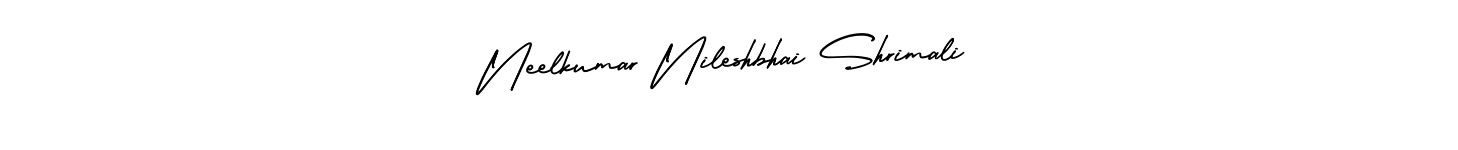 Use a signature maker to create a handwritten signature online. With this signature software, you can design (AmerikaSignatureDemo-Regular) your own signature for name Neelkumar Nileshbhai Shrimali. Neelkumar Nileshbhai Shrimali signature style 3 images and pictures png