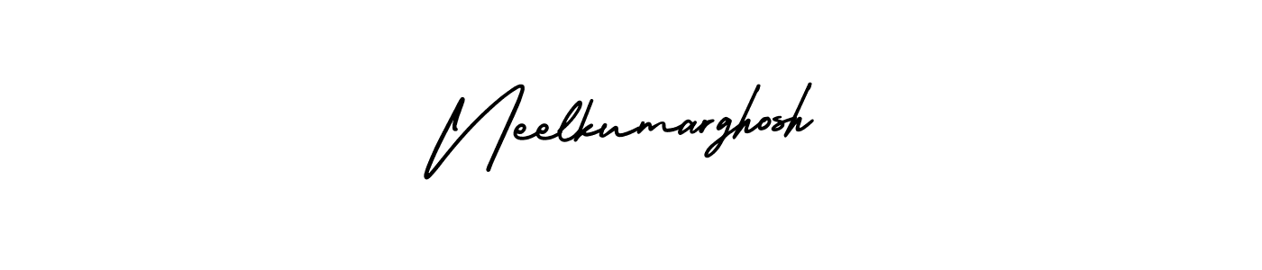 Make a beautiful signature design for name Neelkumarghosh. With this signature (AmerikaSignatureDemo-Regular) style, you can create a handwritten signature for free. Neelkumarghosh signature style 3 images and pictures png
