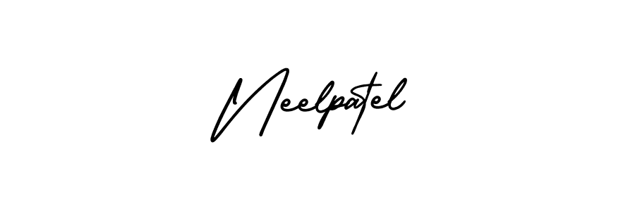 How to make Neelpatel signature? AmerikaSignatureDemo-Regular is a professional autograph style. Create handwritten signature for Neelpatel name. Neelpatel signature style 3 images and pictures png