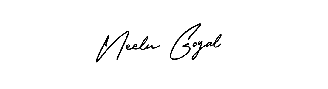 Also we have Neelu Goyal name is the best signature style. Create professional handwritten signature collection using AmerikaSignatureDemo-Regular autograph style. Neelu Goyal signature style 3 images and pictures png