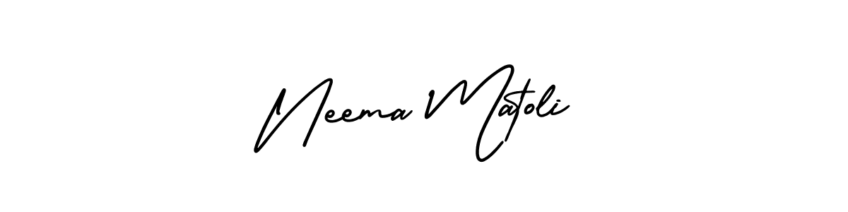 if you are searching for the best signature style for your name Neema Matoli. so please give up your signature search. here we have designed multiple signature styles  using AmerikaSignatureDemo-Regular. Neema Matoli signature style 3 images and pictures png