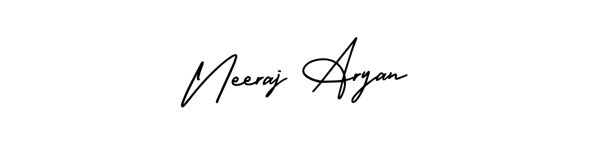 Create a beautiful signature design for name Neeraj Aryan. With this signature (AmerikaSignatureDemo-Regular) fonts, you can make a handwritten signature for free. Neeraj Aryan signature style 3 images and pictures png