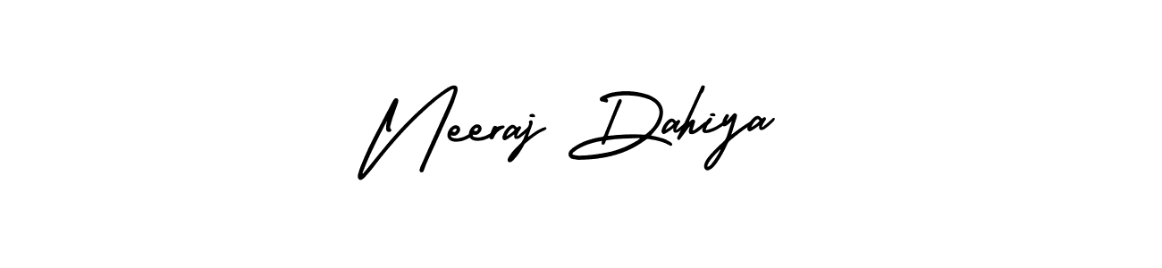 Make a beautiful signature design for name Neeraj Dahiya. With this signature (AmerikaSignatureDemo-Regular) style, you can create a handwritten signature for free. Neeraj Dahiya signature style 3 images and pictures png