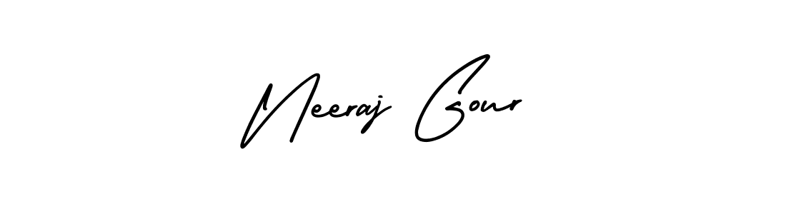 Make a beautiful signature design for name Neeraj Gour. Use this online signature maker to create a handwritten signature for free. Neeraj Gour signature style 3 images and pictures png