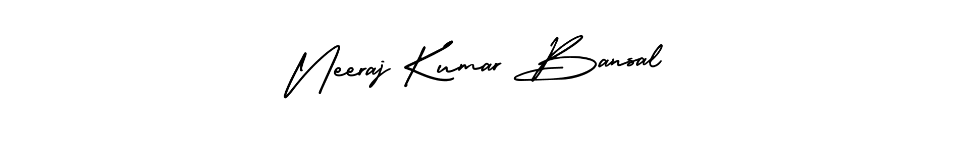 Neeraj Kumar Bansal stylish signature style. Best Handwritten Sign (AmerikaSignatureDemo-Regular) for my name. Handwritten Signature Collection Ideas for my name Neeraj Kumar Bansal. Neeraj Kumar Bansal signature style 3 images and pictures png