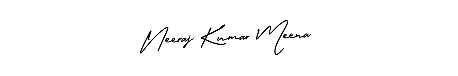 Design your own signature with our free online signature maker. With this signature software, you can create a handwritten (AmerikaSignatureDemo-Regular) signature for name Neeraj Kumar Meena. Neeraj Kumar Meena signature style 3 images and pictures png