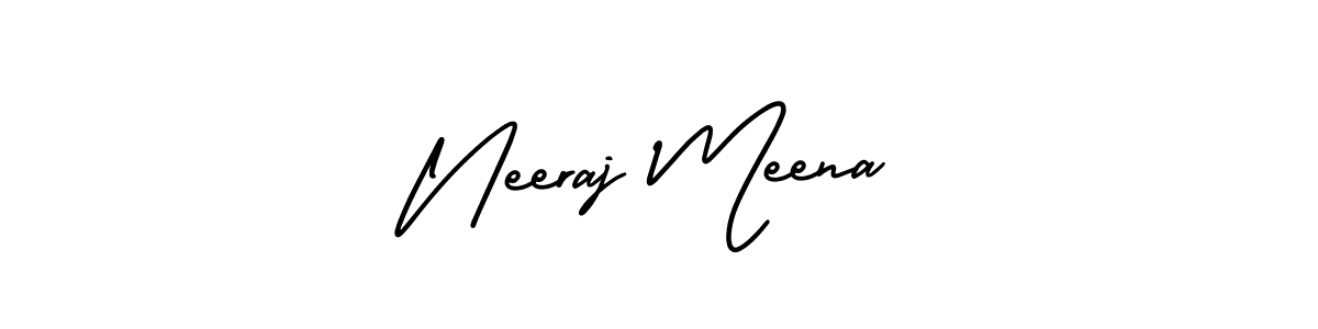 Also You can easily find your signature by using the search form. We will create Neeraj Meena name handwritten signature images for you free of cost using AmerikaSignatureDemo-Regular sign style. Neeraj Meena signature style 3 images and pictures png