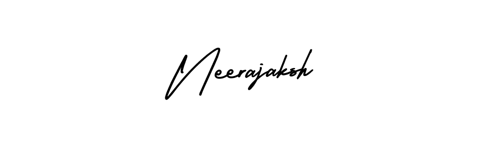 Also we have Neerajaksh name is the best signature style. Create professional handwritten signature collection using AmerikaSignatureDemo-Regular autograph style. Neerajaksh signature style 3 images and pictures png