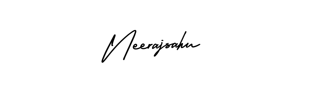 It looks lik you need a new signature style for name Neerajsahu. Design unique handwritten (AmerikaSignatureDemo-Regular) signature with our free signature maker in just a few clicks. Neerajsahu signature style 3 images and pictures png