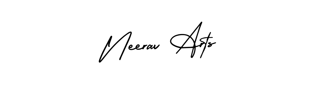 Also You can easily find your signature by using the search form. We will create Neerav Arts name handwritten signature images for you free of cost using AmerikaSignatureDemo-Regular sign style. Neerav Arts signature style 3 images and pictures png