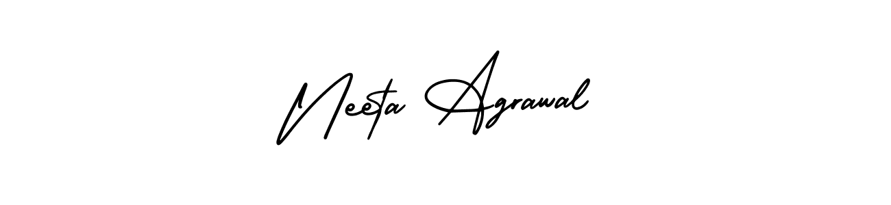 It looks lik you need a new signature style for name Neeta Agrawal. Design unique handwritten (AmerikaSignatureDemo-Regular) signature with our free signature maker in just a few clicks. Neeta Agrawal signature style 3 images and pictures png