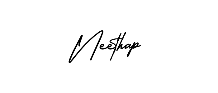 Also we have Neethap name is the best signature style. Create professional handwritten signature collection using AmerikaSignatureDemo-Regular autograph style. Neethap signature style 3 images and pictures png