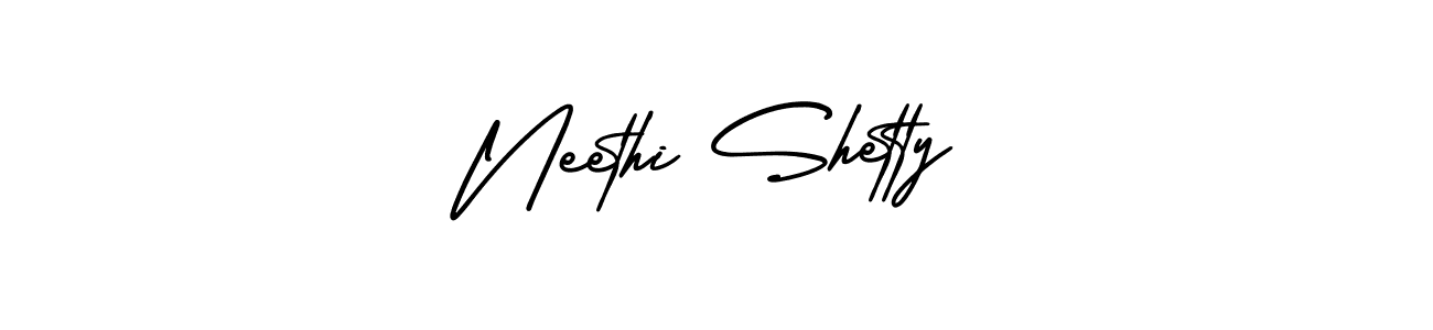 Also You can easily find your signature by using the search form. We will create Neethi Shetty name handwritten signature images for you free of cost using AmerikaSignatureDemo-Regular sign style. Neethi Shetty signature style 3 images and pictures png