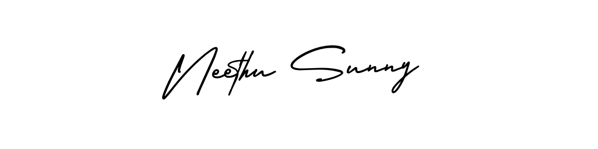 if you are searching for the best signature style for your name Neethu Sunny. so please give up your signature search. here we have designed multiple signature styles  using AmerikaSignatureDemo-Regular. Neethu Sunny signature style 3 images and pictures png