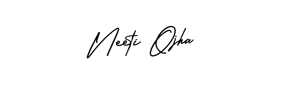 if you are searching for the best signature style for your name Neeti Ojha. so please give up your signature search. here we have designed multiple signature styles  using AmerikaSignatureDemo-Regular. Neeti Ojha signature style 3 images and pictures png