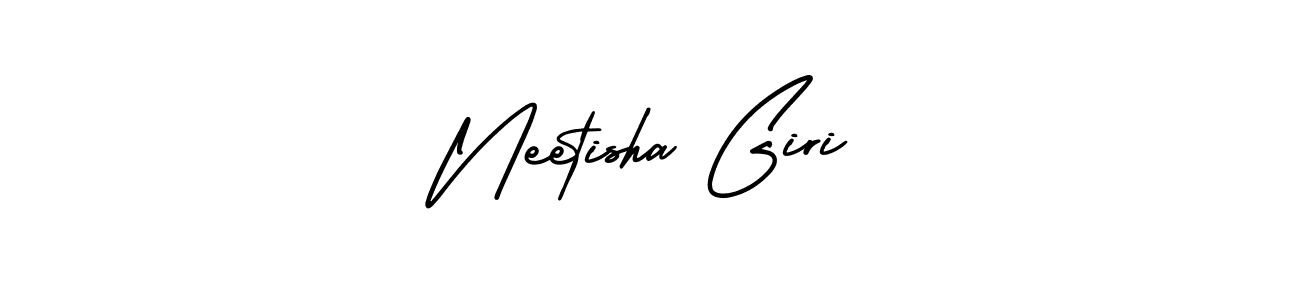 Similarly AmerikaSignatureDemo-Regular is the best handwritten signature design. Signature creator online .You can use it as an online autograph creator for name Neetisha Giri. Neetisha Giri signature style 3 images and pictures png