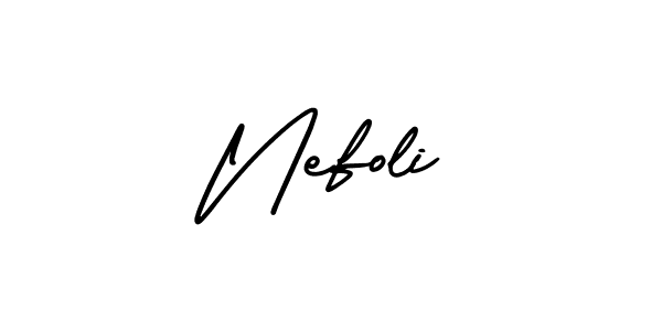 Make a beautiful signature design for name Nefoli. Use this online signature maker to create a handwritten signature for free. Nefoli signature style 3 images and pictures png