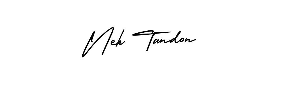 Make a beautiful signature design for name Neh Tandon. With this signature (AmerikaSignatureDemo-Regular) style, you can create a handwritten signature for free. Neh Tandon signature style 3 images and pictures png