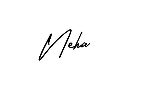 Neha  stylish signature style. Best Handwritten Sign (AmerikaSignatureDemo-Regular) for my name. Handwritten Signature Collection Ideas for my name Neha . Neha  signature style 3 images and pictures png