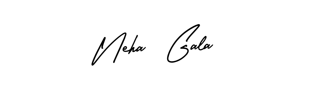 Best and Professional Signature Style for Neha  Gala. AmerikaSignatureDemo-Regular Best Signature Style Collection. Neha  Gala signature style 3 images and pictures png