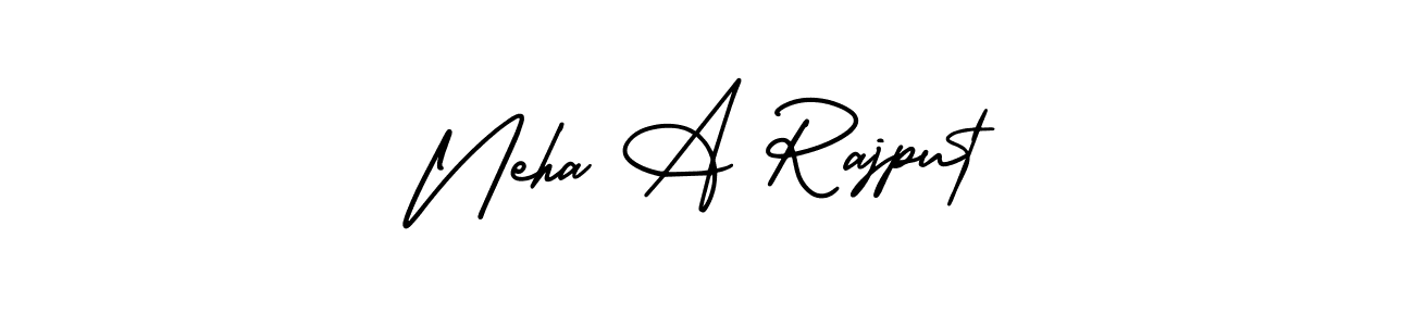 It looks lik you need a new signature style for name Neha A Rajput. Design unique handwritten (AmerikaSignatureDemo-Regular) signature with our free signature maker in just a few clicks. Neha A Rajput signature style 3 images and pictures png