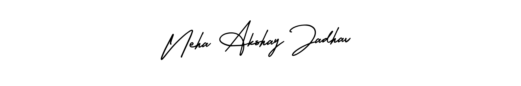 Make a beautiful signature design for name Neha Akshay Jadhav. Use this online signature maker to create a handwritten signature for free. Neha Akshay Jadhav signature style 3 images and pictures png