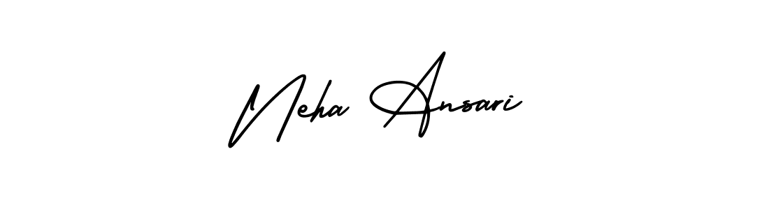 It looks lik you need a new signature style for name Neha Ansari. Design unique handwritten (AmerikaSignatureDemo-Regular) signature with our free signature maker in just a few clicks. Neha Ansari signature style 3 images and pictures png