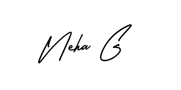 Neha G stylish signature style. Best Handwritten Sign (AmerikaSignatureDemo-Regular) for my name. Handwritten Signature Collection Ideas for my name Neha G. Neha G signature style 3 images and pictures png