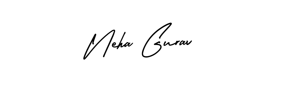 Use a signature maker to create a handwritten signature online. With this signature software, you can design (AmerikaSignatureDemo-Regular) your own signature for name Neha Gurav. Neha Gurav signature style 3 images and pictures png
