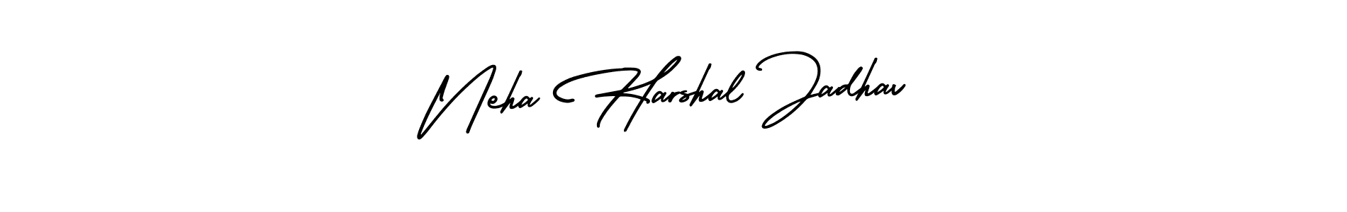 How to make Neha Harshal Jadhav signature? AmerikaSignatureDemo-Regular is a professional autograph style. Create handwritten signature for Neha Harshal Jadhav name. Neha Harshal Jadhav signature style 3 images and pictures png