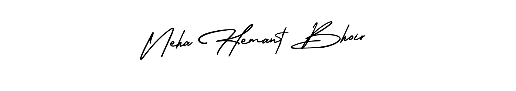 Design your own signature with our free online signature maker. With this signature software, you can create a handwritten (AmerikaSignatureDemo-Regular) signature for name Neha Hemant Bhoir. Neha Hemant Bhoir signature style 3 images and pictures png