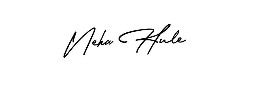 AmerikaSignatureDemo-Regular is a professional signature style that is perfect for those who want to add a touch of class to their signature. It is also a great choice for those who want to make their signature more unique. Get Neha Hule name to fancy signature for free. Neha Hule signature style 3 images and pictures png