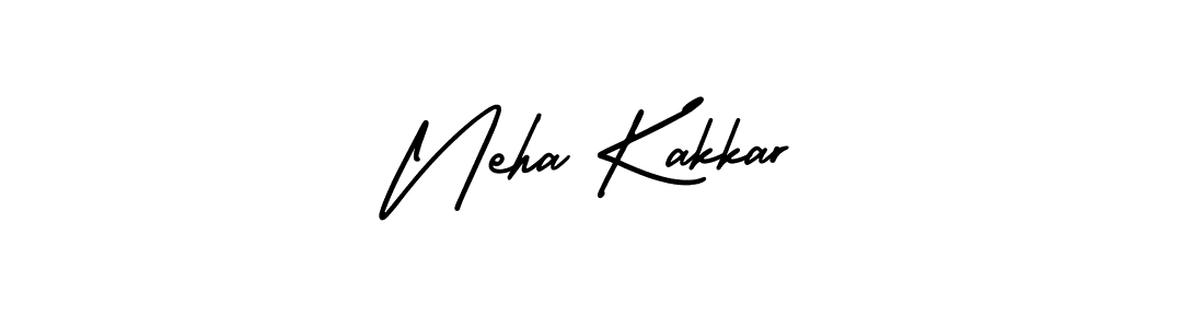 How to make Neha Kakkar name signature. Use AmerikaSignatureDemo-Regular style for creating short signs online. This is the latest handwritten sign. Neha Kakkar signature style 3 images and pictures png