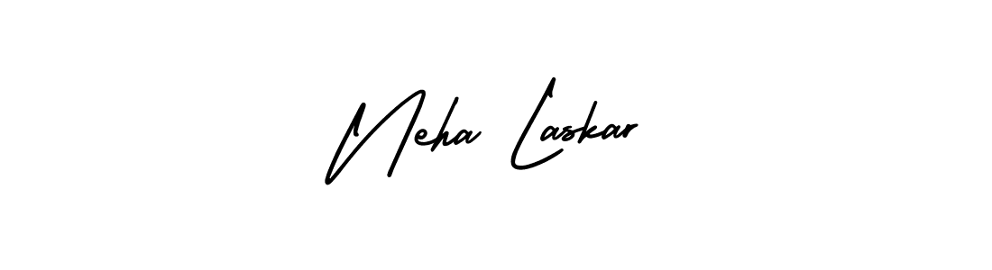 How to make Neha Laskar signature? AmerikaSignatureDemo-Regular is a professional autograph style. Create handwritten signature for Neha Laskar name. Neha Laskar signature style 3 images and pictures png